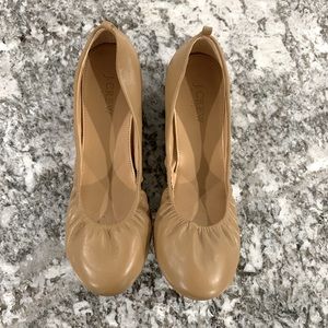 J. Crew Lizzie Leather Ballet Flats